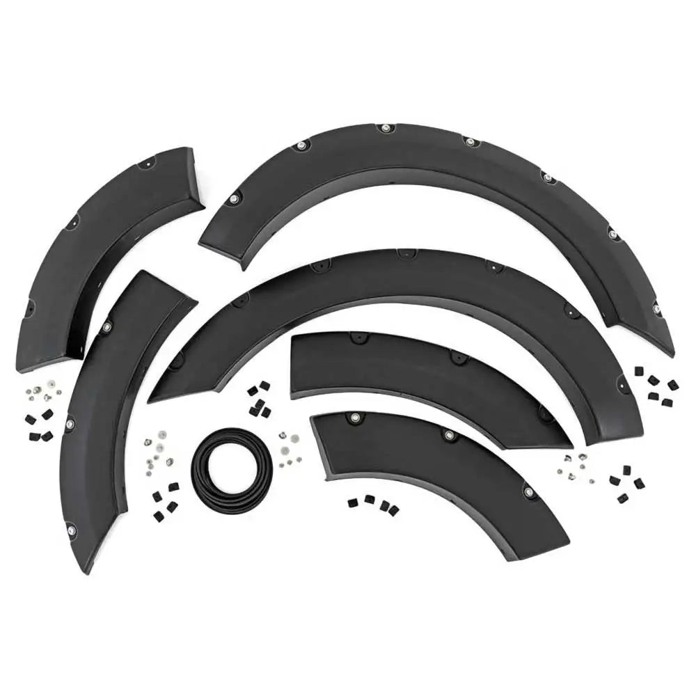 Ford Bronco Sport 21- Skjermforlengere Rough Country Pocket Svart Nitte