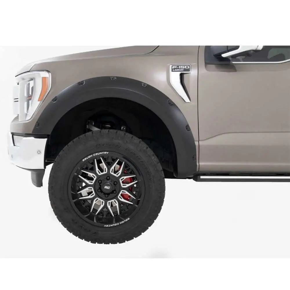 Ford F150 21-23 Skjermbreddere Rough Country Tradisjonell Pocket