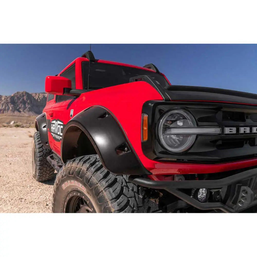 Ford New Bronco 2 d 21- Skjermbreddere av Bushwacker Pocket Style