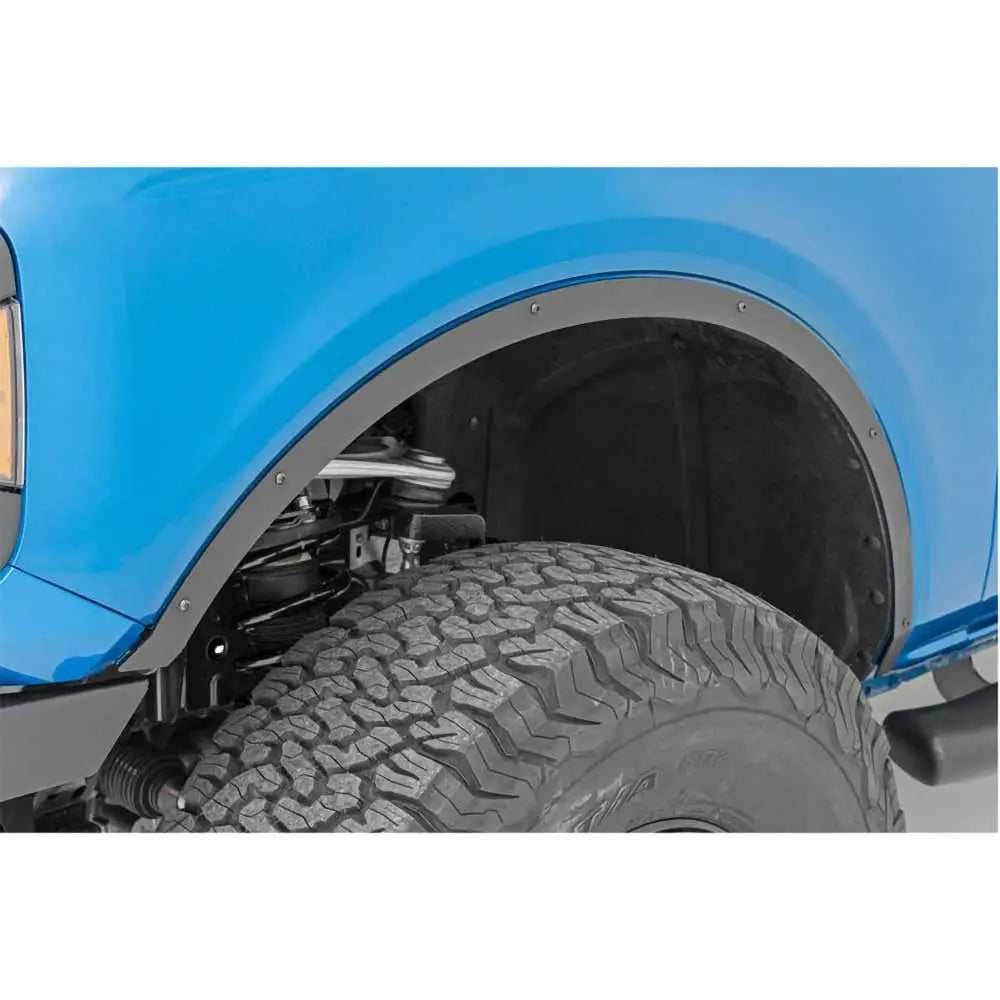 Ford New Bronco 4 d 21- Skjermbredder Kit Rough Country - Slett Framskjermer og Bakskjermer