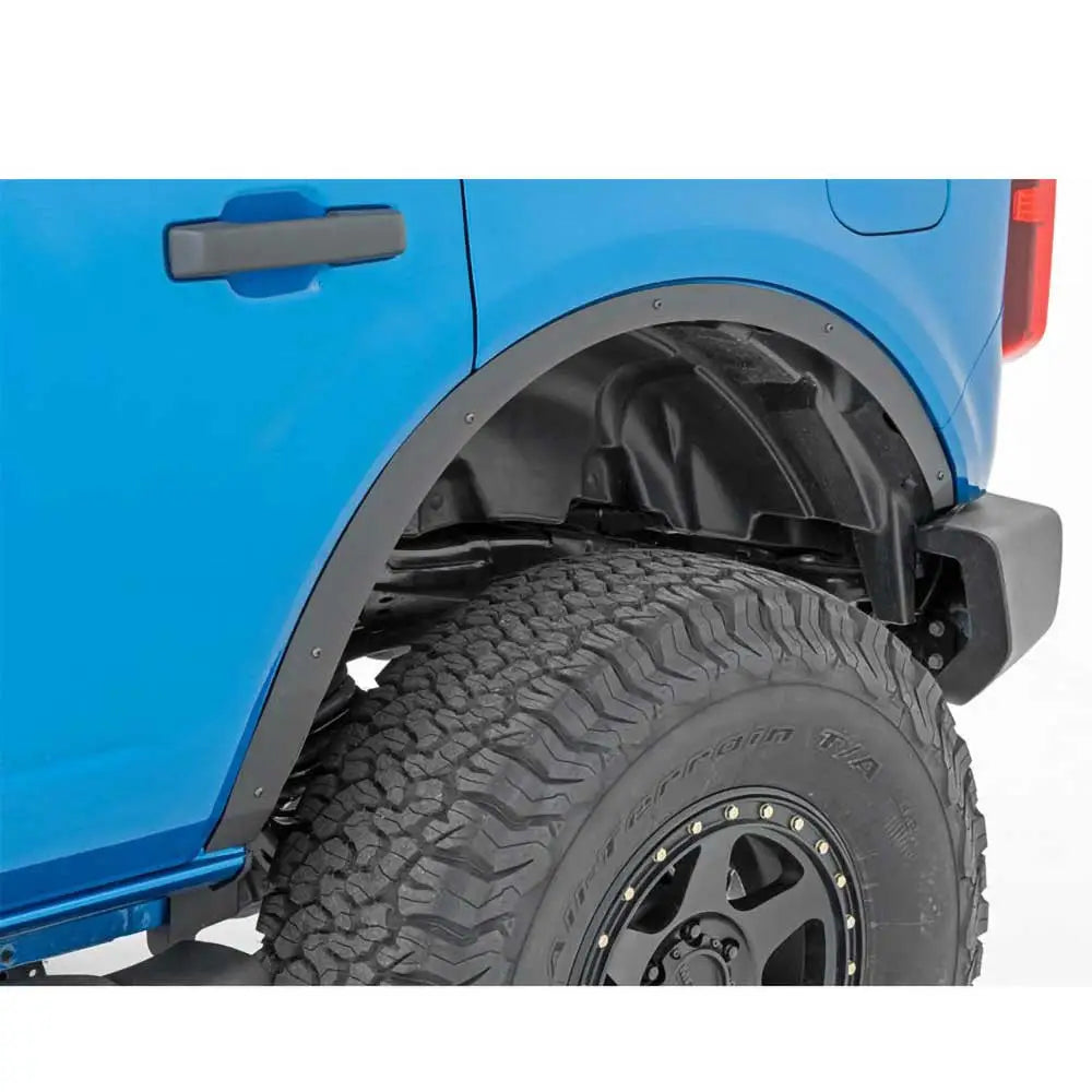 Ford New Bronco 4 d 21- Skjermbredder Kit Rough Country - Slett Framskjermer og Bakskjermer