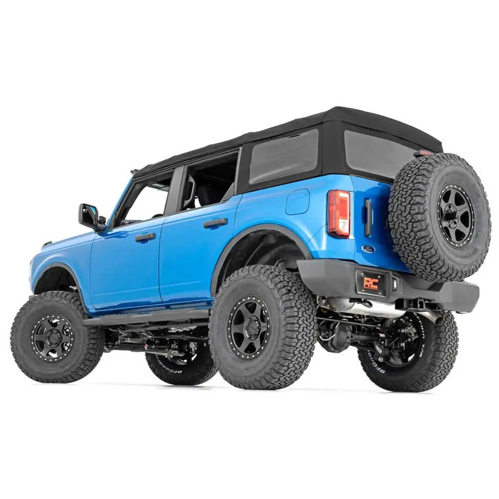 Ford New Bronco 4 d 21- Skjermbredder Kit Rough Country - Slett Framskjermer og Bakskjermer