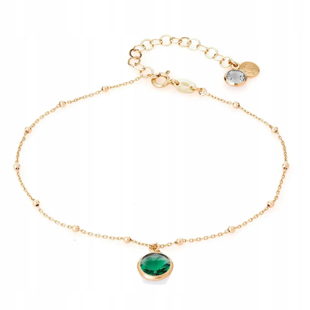 Armbånd Dame Gullarmbånd med Charms Justerbart 925 Sølv