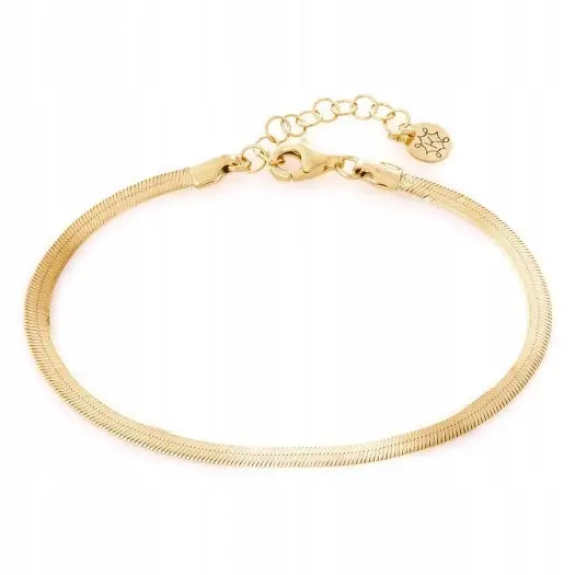 Armbånd Dame med Charms - Sølv 925 24k Gullbelegg