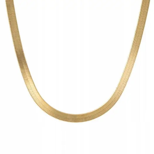 Gullsmykke Kjede - Gullbelagt Sølvhalskjede 925 37-45 Cm