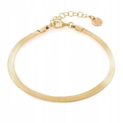 Armbånd Dame med Charms - 24k Forgylt Sølv Regulerbart