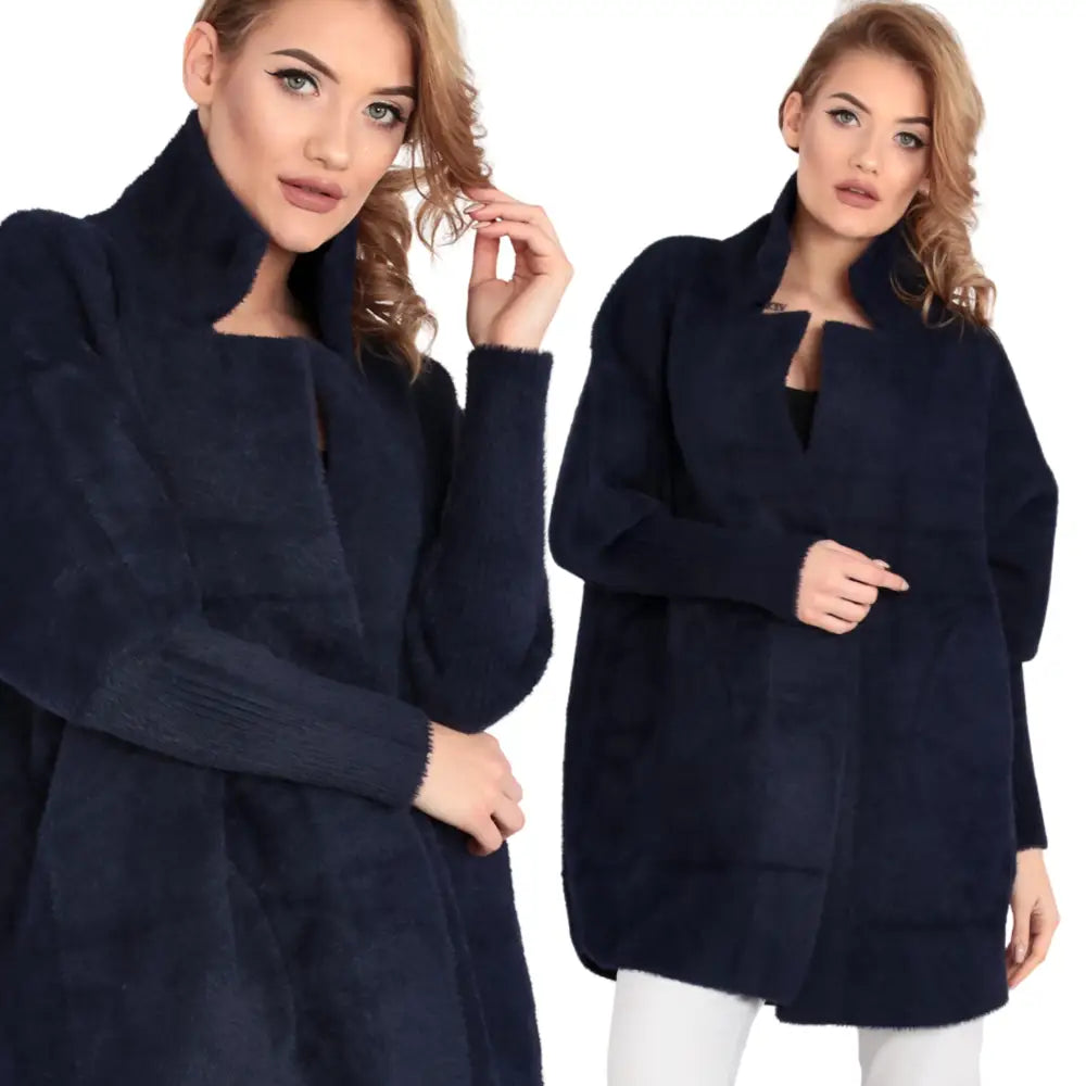 Frakk Jakke Parka Genser Alpakka Varm Komfortabel Kvinne Petite Xs s m Farge