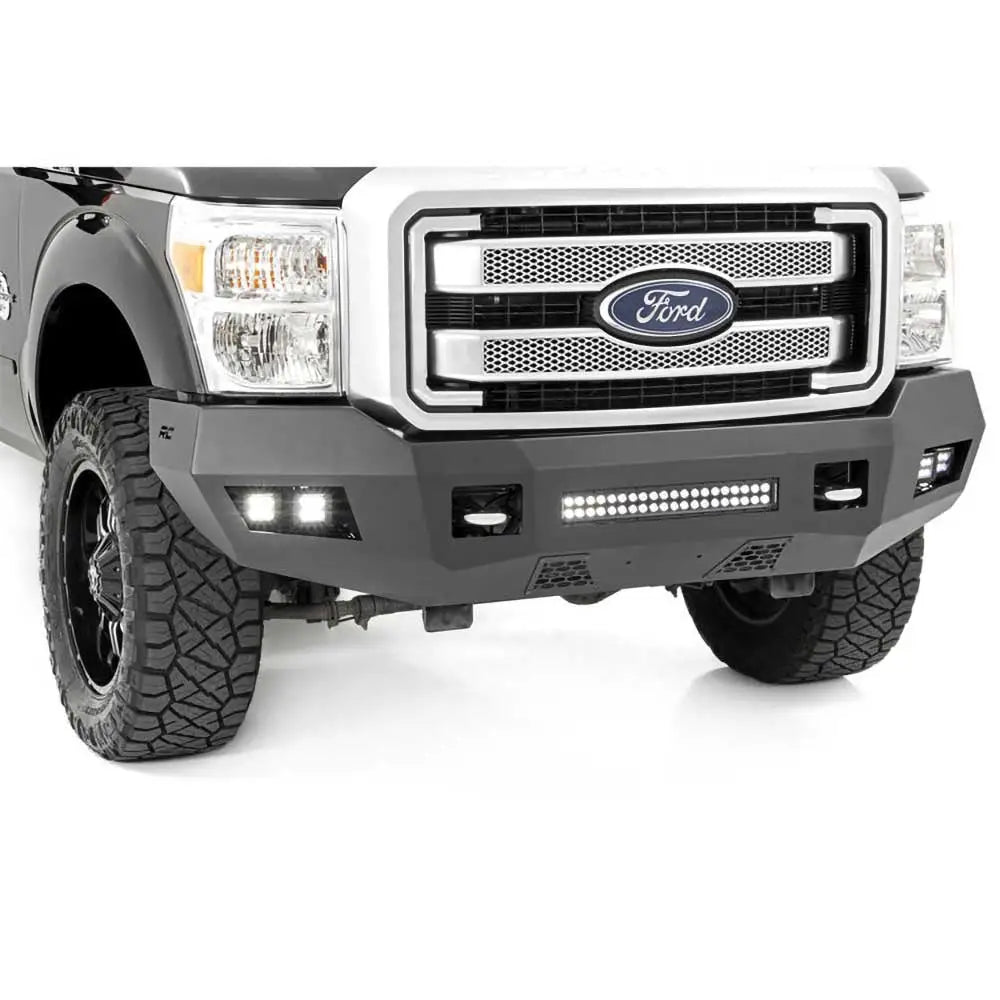 Fremre Støtfanger med Led-lys Rough Country - Ford F350 11-16