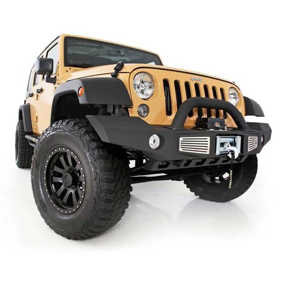 Fremside Stålstøtfanger Smittybilt Xrc Atlas - Jeep Wrangler Jk 4 d 07-18