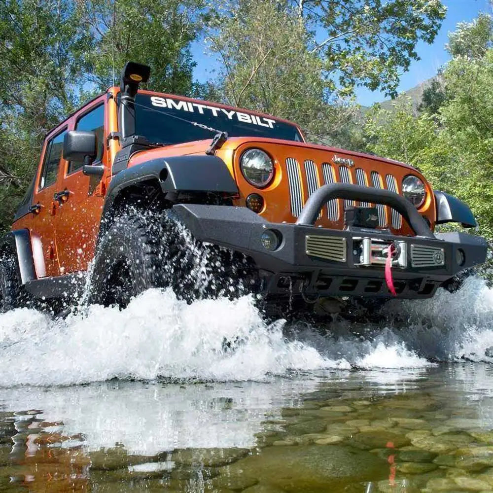 Fremside Stålstøtfanger Smittybilt Xrc Atlas - Jeep Wrangler Jk 4 d 07-18