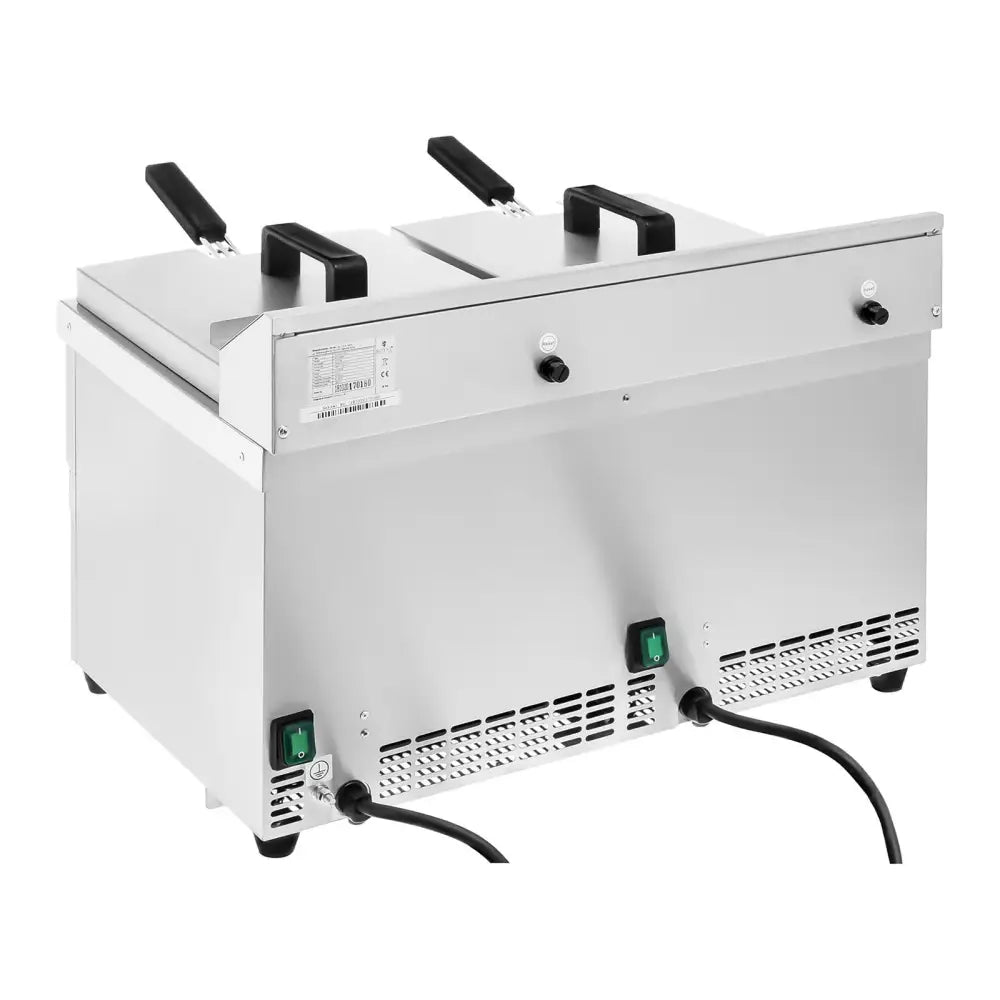 Fritering Dobbel Induksjon 7000w 230v Royal Catering 2x 10l. - Produsentkode: 1006805