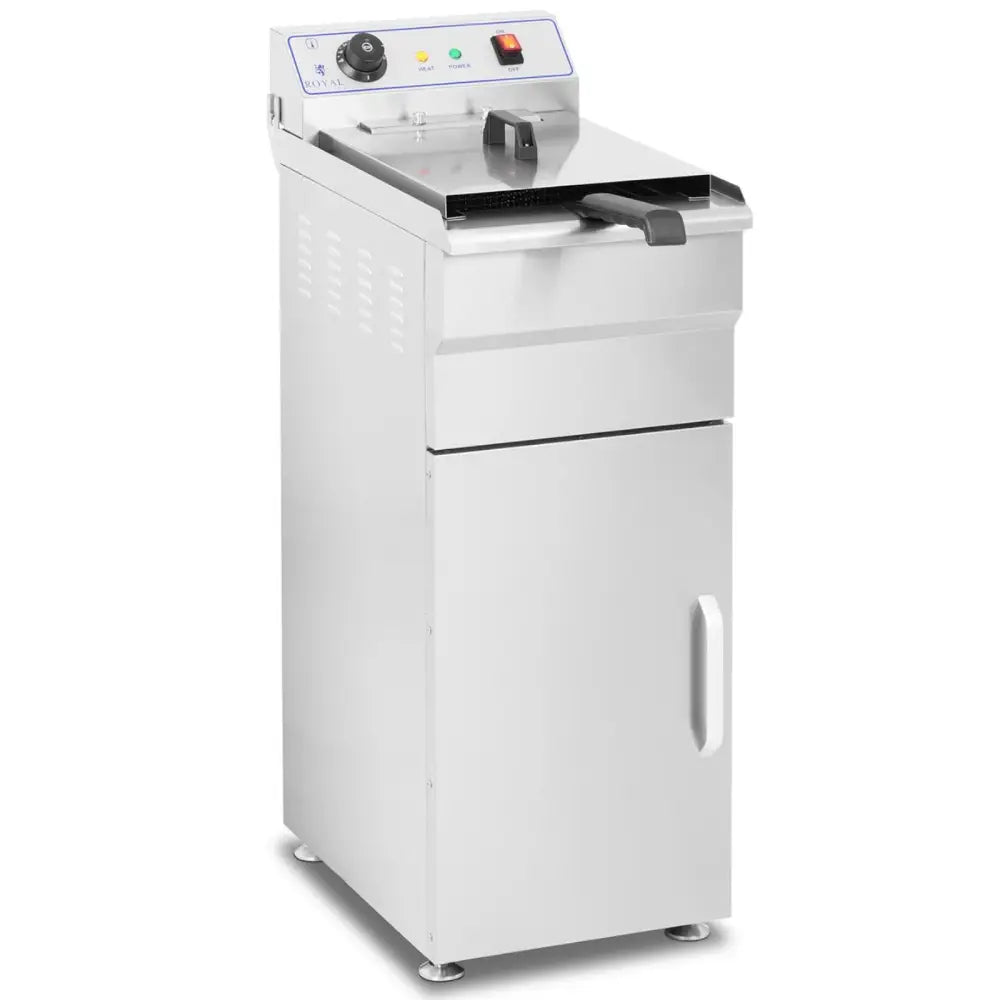 Frittstående Elektrisk Frityrkoker på Skap 400v 16l