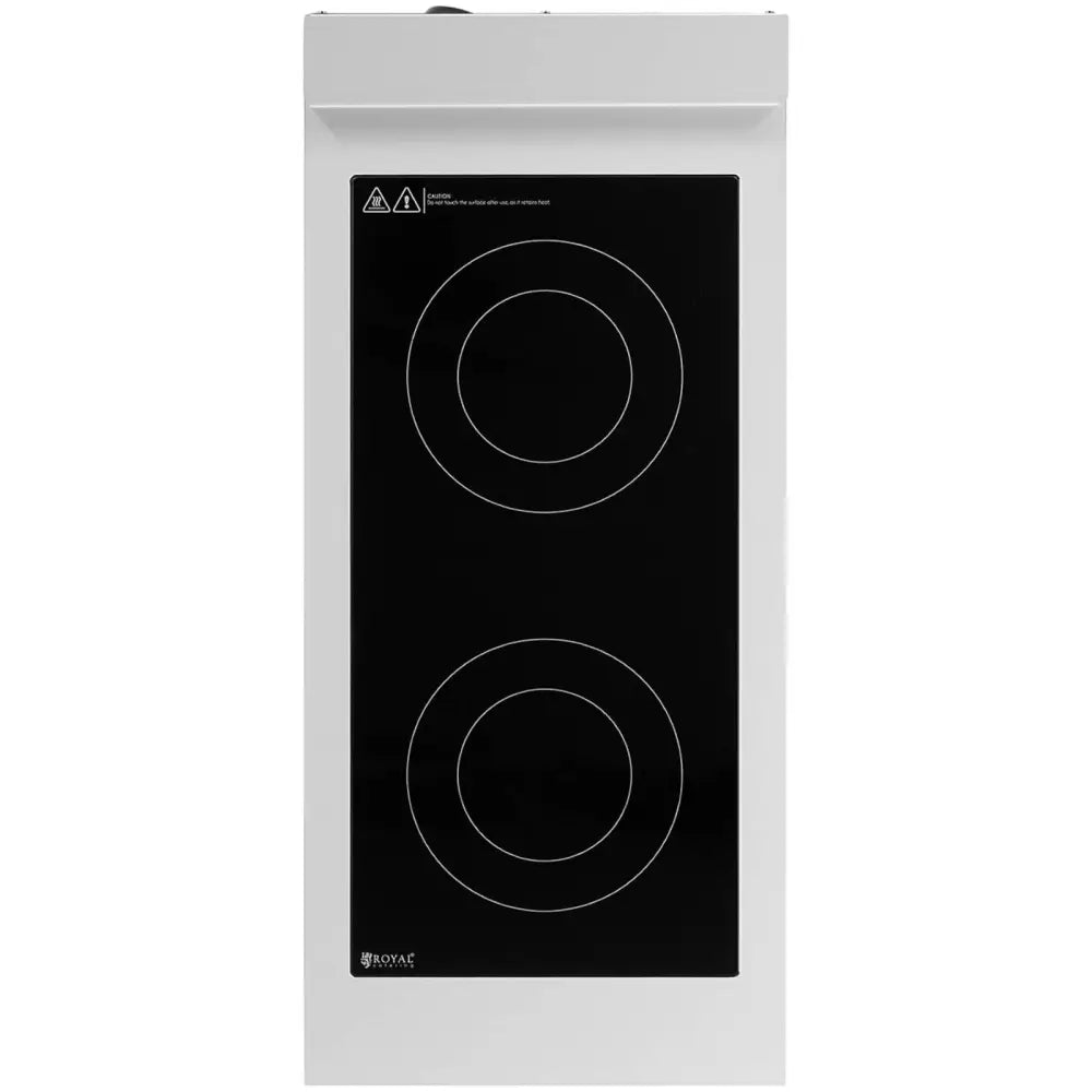 Frittstående Induksjonskomfyr med 2 Brennere - 8500 w