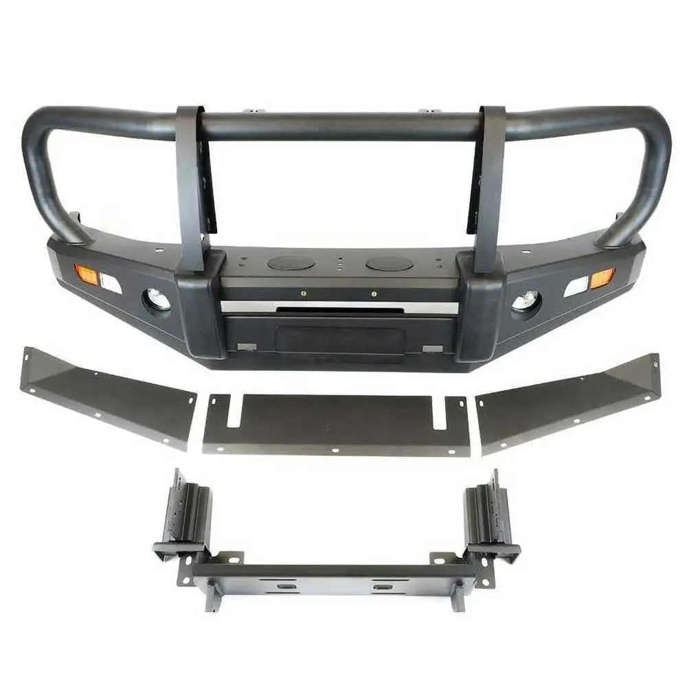 Front Steel Bumper With Winch Plate And Bullbar Ofd - Suzuki Jimny 18-