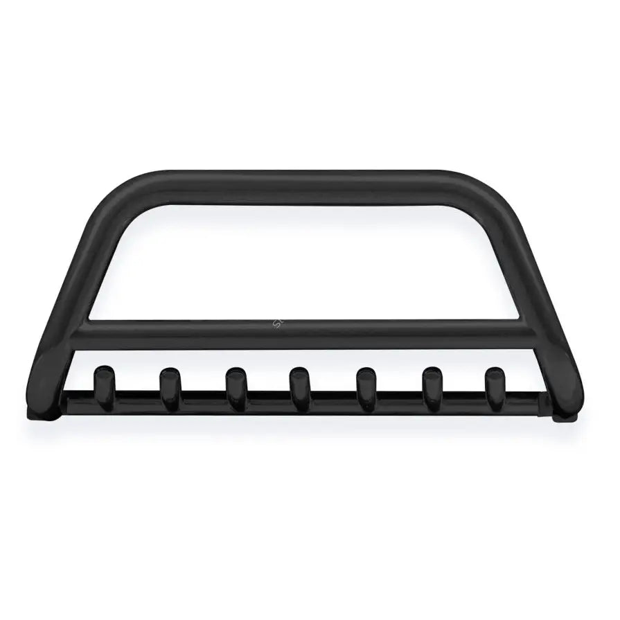 Lyktebøyle til Chevrolet Captiva 12-15 i svart metall med seks kroker, sett rett forfra.