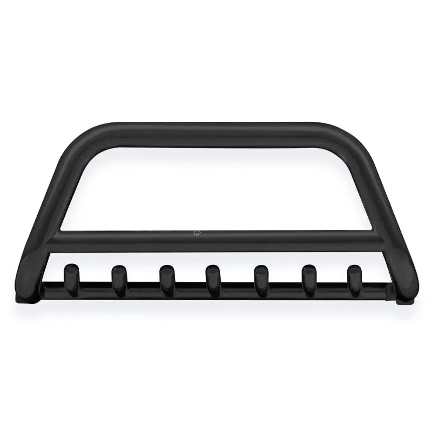 Kufanger til Ford Kuga 08-12, svart metallbøyle med seks kroker og avrundede hjørner, sett forfra.