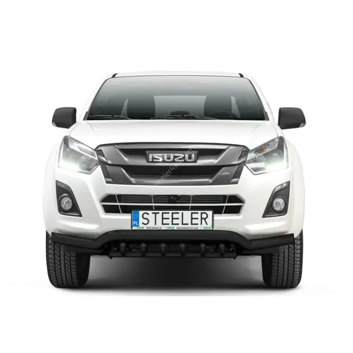 Kufanger på Isuzu D-Max 18-20 lav modell med grill, sett forfra mot hvit bakgrunn.
