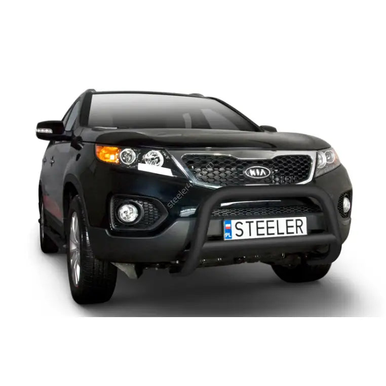 Kufanger til Kia Sorento 09-12 EC godkjent, montert foran på sort SUV med blanke detaljer.
