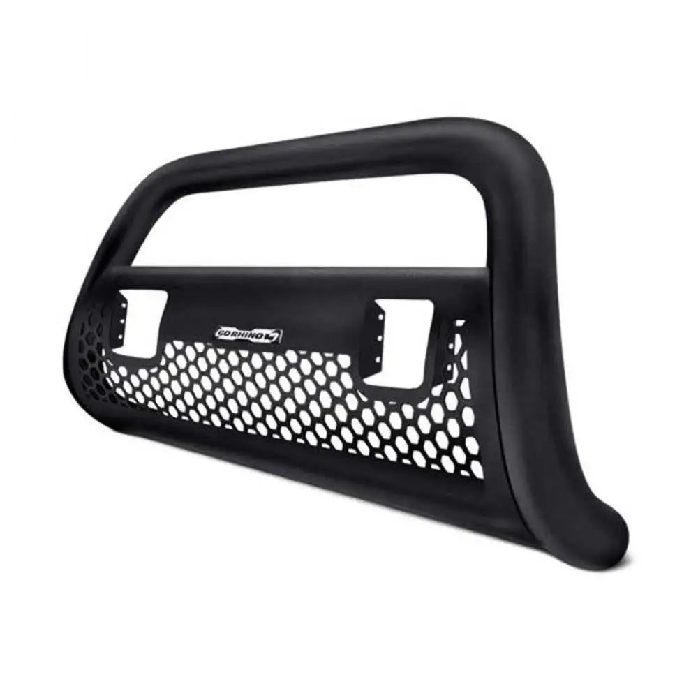 Lyktebøyle til Toyota Tundra med sekskantet netting, LED-lyskubeåpninger og sentrert logo.