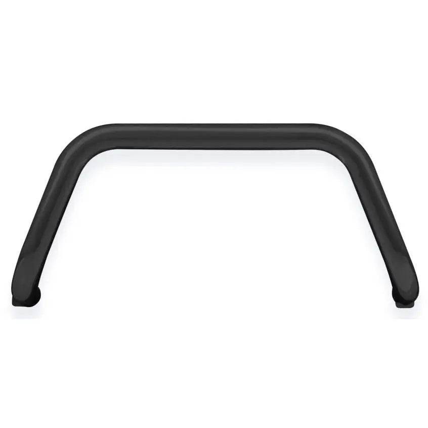 Kufanger til Nissan Pathfinder 05-10 i svart metall med gummierte ender, sett rett forfra.