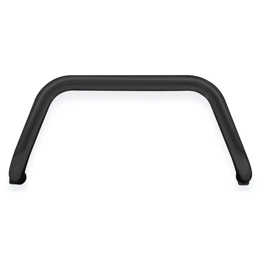 Kufanger til Nissan Qashqai 10-13 i sort metall med avrundede kanter sett forfra.