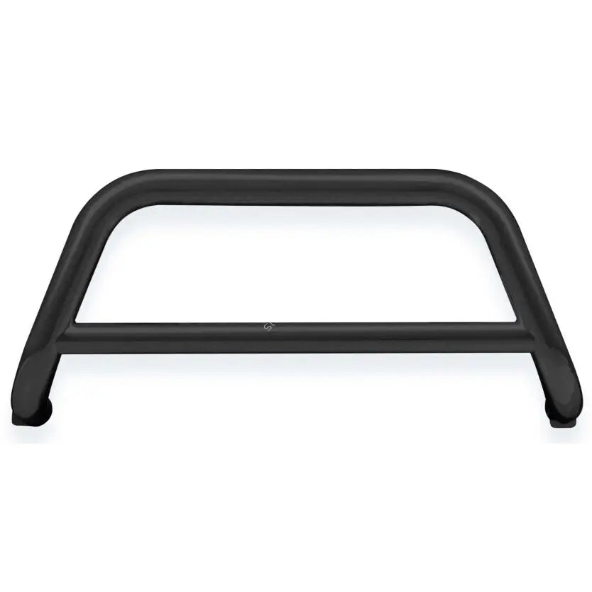 Kufanger Suzuki SX4 13-16 EC godkjent med tverrør, svart metall sett rett forfra mot hvit bakgrunn.