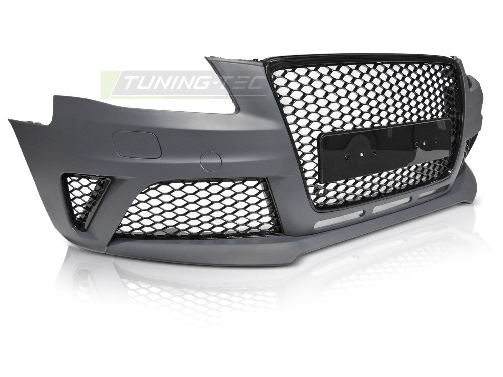 Frontfanger sport-design Audi A4 B8 med parkeringssensor-klargjøring