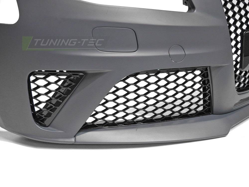 Ulakkert sport frontfanger til Audi A4 B8 08–11 skråvinkel
