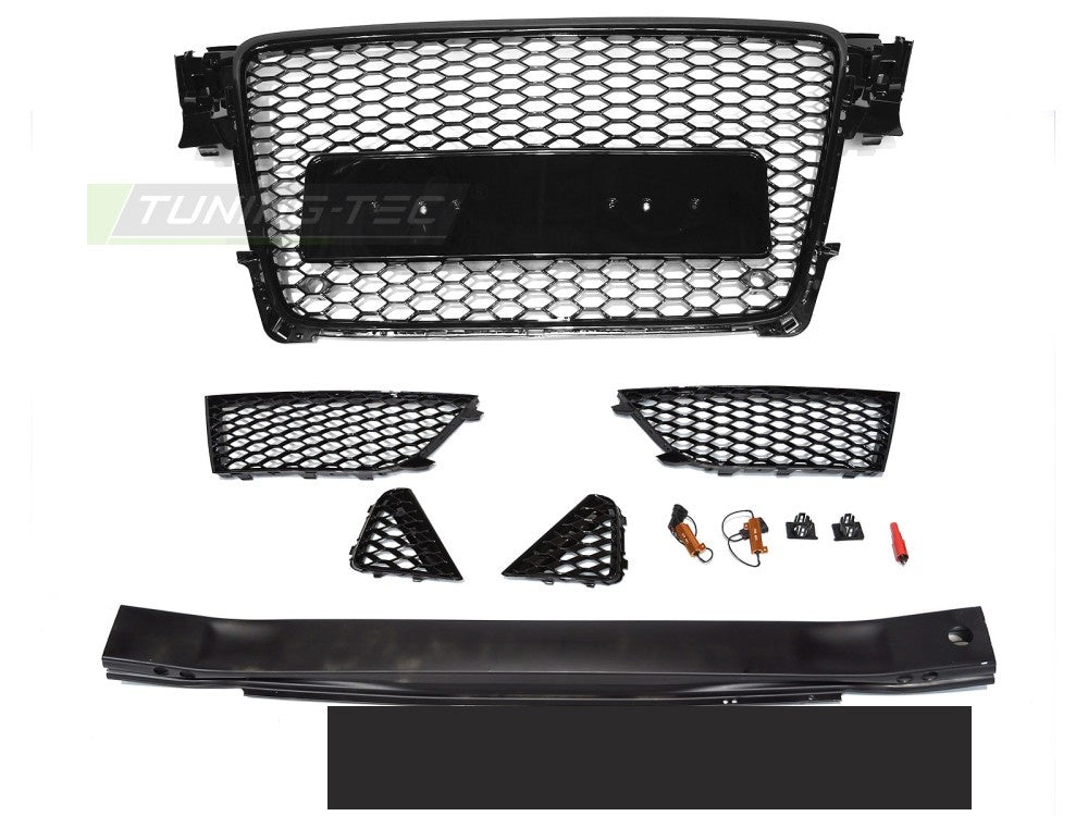 Frontfanger Audi A4 B8 sport PDC ZPAU41 komplett visning bakfra