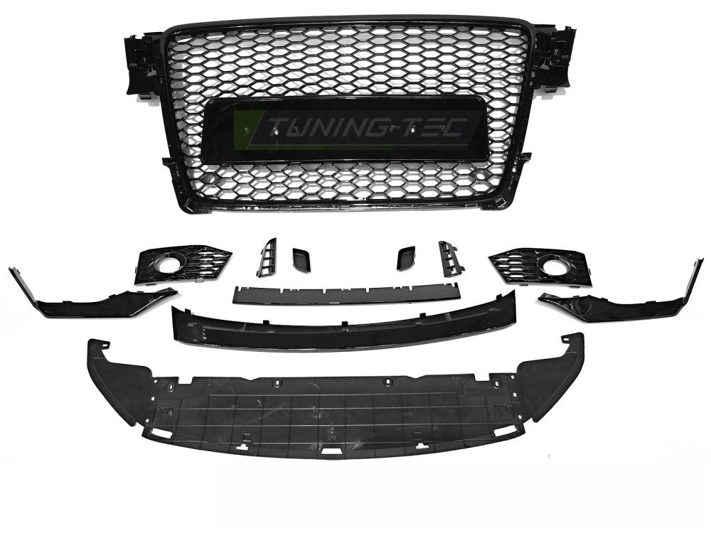 Audi A4 B8 sport frontfanger ZPAU42 komplett sett bakfra
