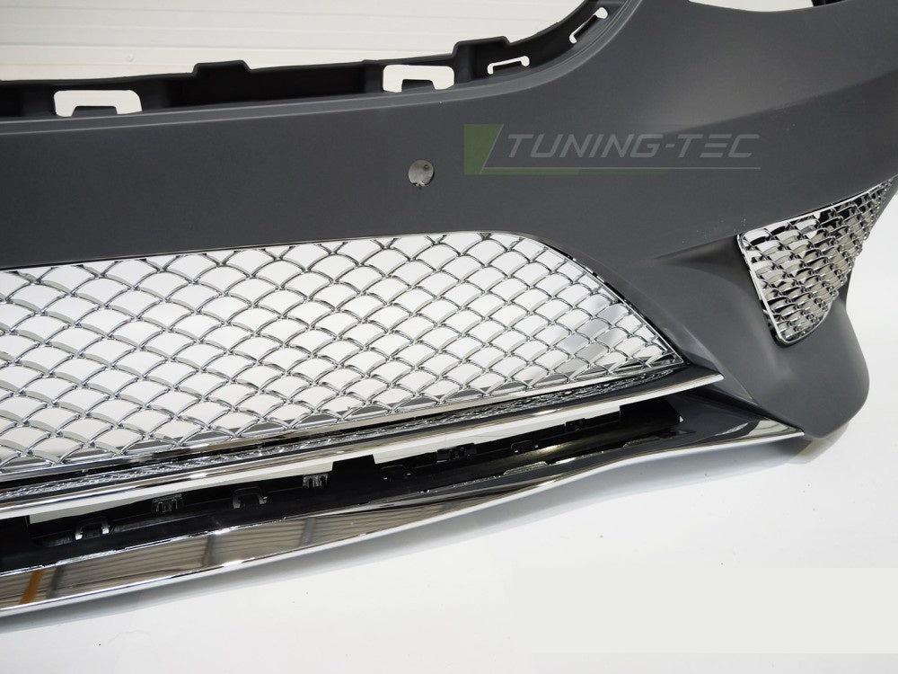 Frontfanger sport krom Mercedes S-Klasse W222 komplett sett ovenfra