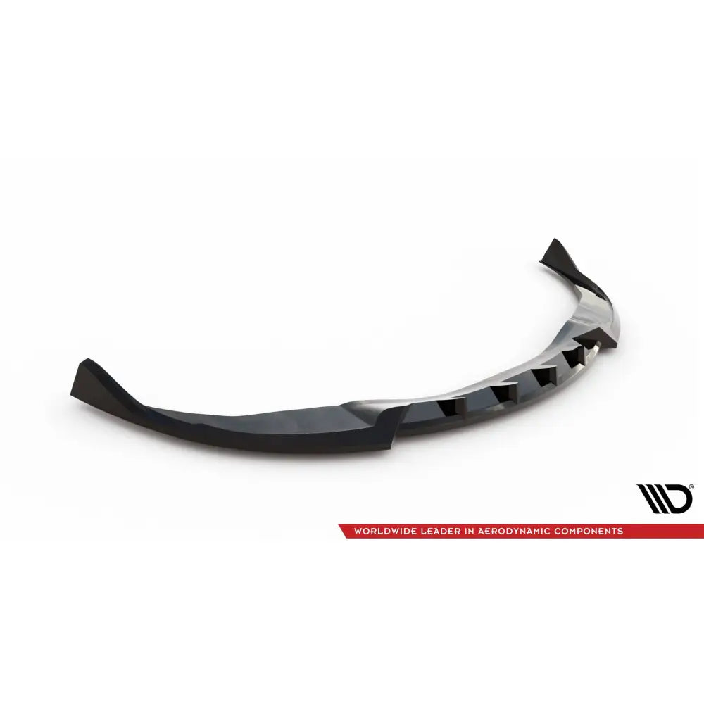 Front splitter til BMW Z4 E89 M-Pack Facelift, sort plast med markerte kanter og små lufteåpninger.