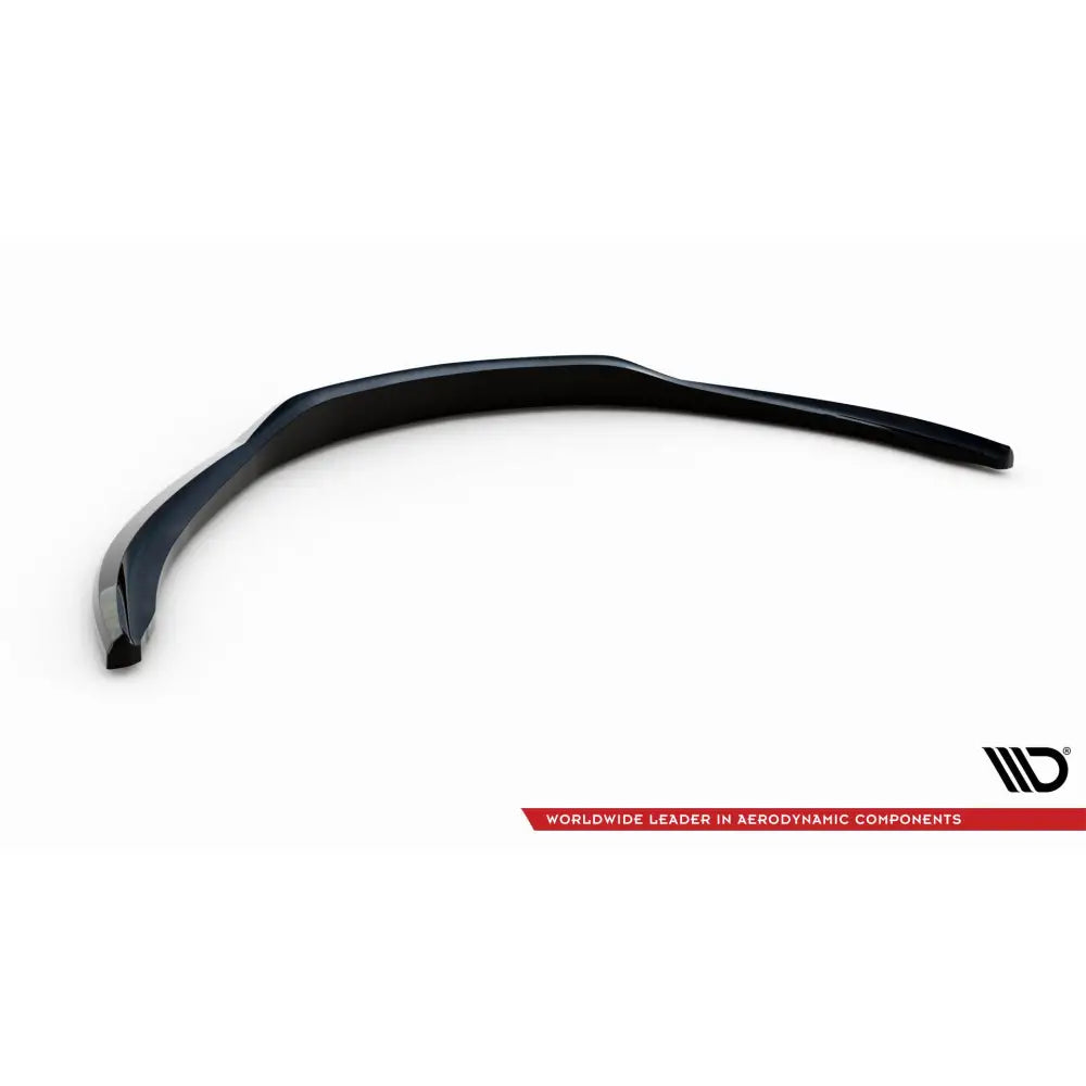 Frontspoiler Opel Insignia OPC-Line Mk1 i svart plast, sett skrått med markant kant og diskret logo.