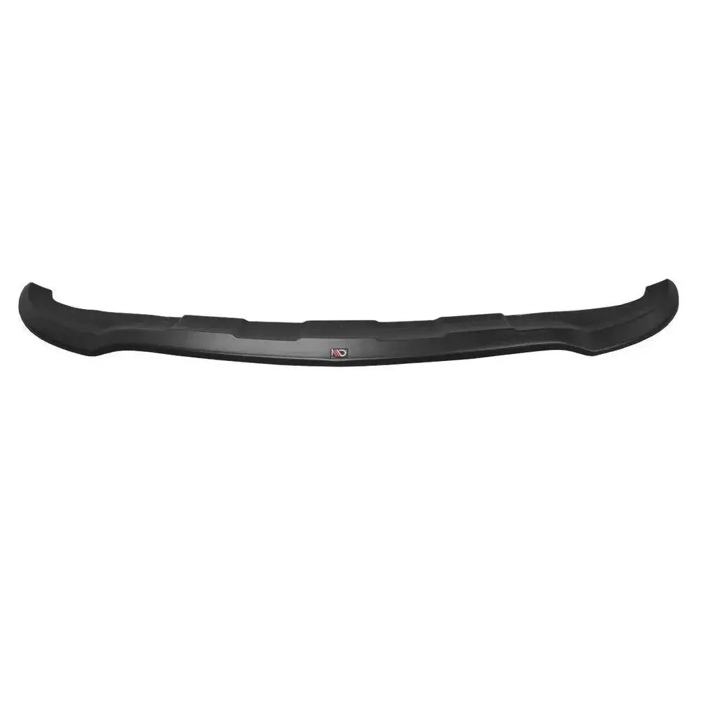 Front lip Mercedes Gle W166 V.1 Amg-Line sort plast, sett rett forfra med diskret logo i midten.