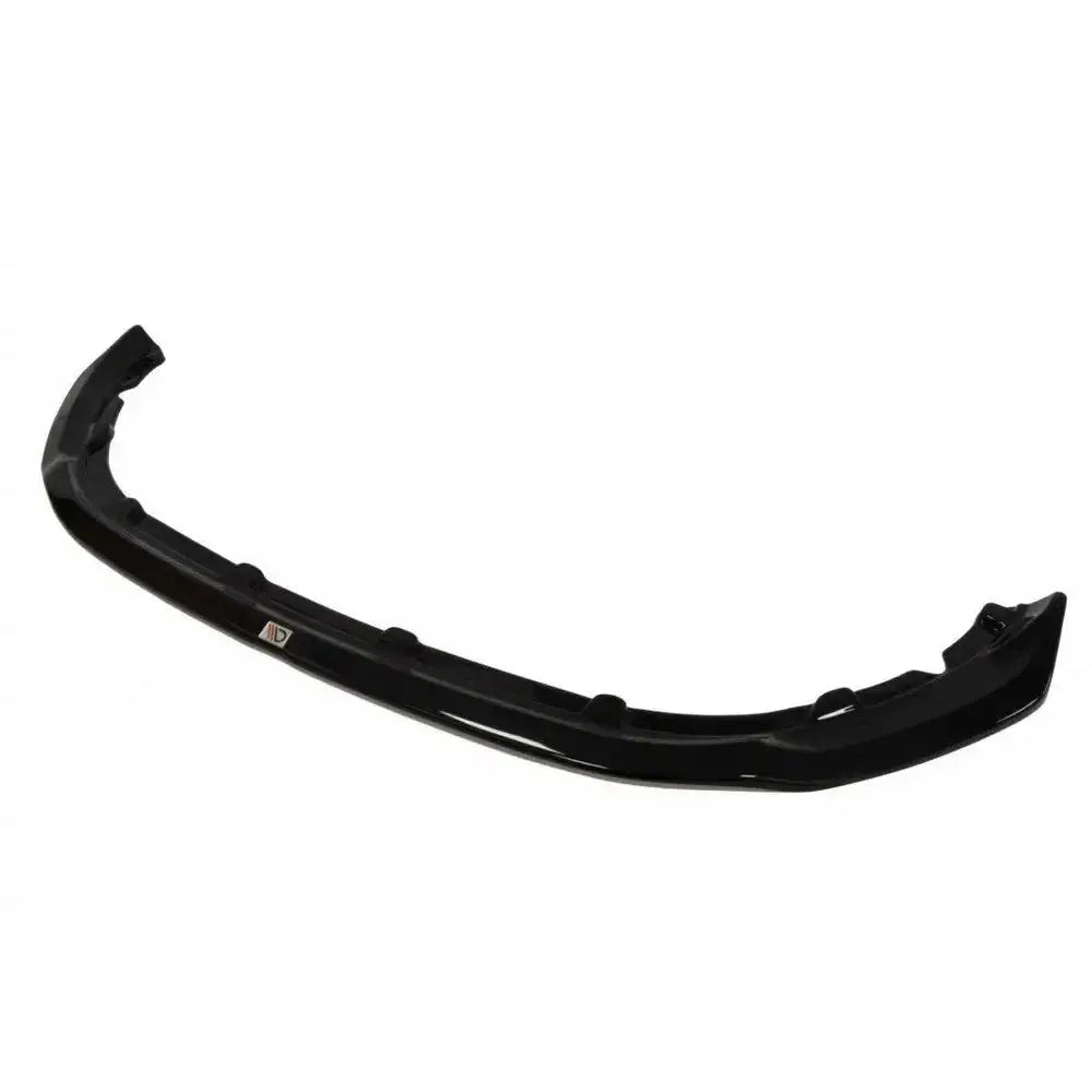 Spoiler til Peugeot 308 II Gti V.1 i sort plast med blank finish og synlig logo, sett ovenfra.