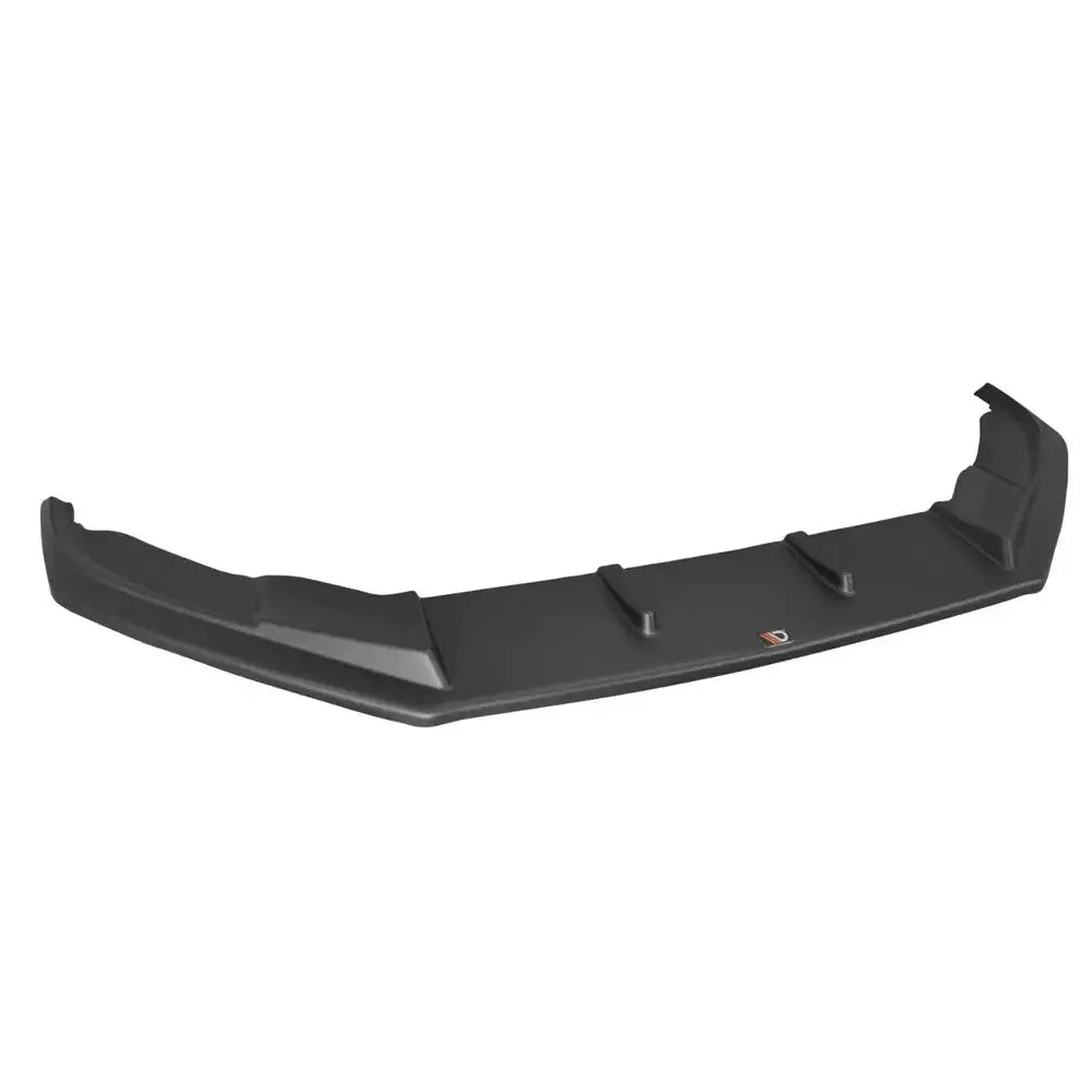 Frontleppe Volkswagen Scirocco Mk.3 R Facelift V.1, sort plast med markerte kanter, skrått forfra.