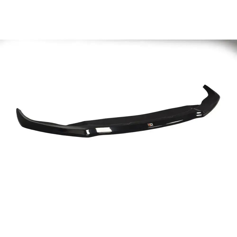 Frontleppe til Audi RS7 Facelift V.2 i sort glanset finish, bred modell med avrundede hjørner og utskjæringer.