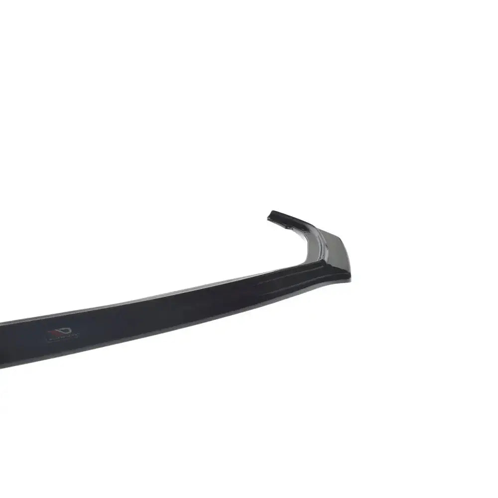 Frontleppe til Peugeot 508 Mk2 V.2 i sort blankt materiale, vist fra skrå vinkel mot hvit bakgrunn.