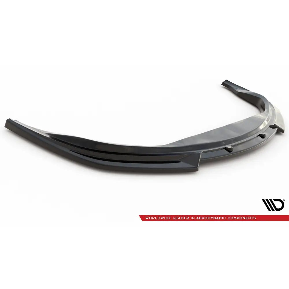 Frontspoiler til Porsche 911 Carrera GTS 997 Facelift V2 med glanset, svart finish og profilerte kanter.