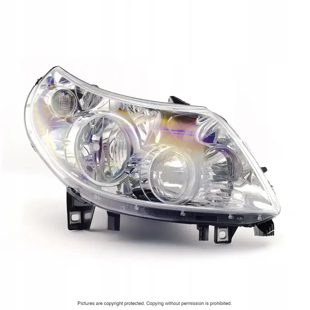 Frontlykt Fiat Ducato 06-14 Chrome H7 / H1 W5w / Py21w Venstre