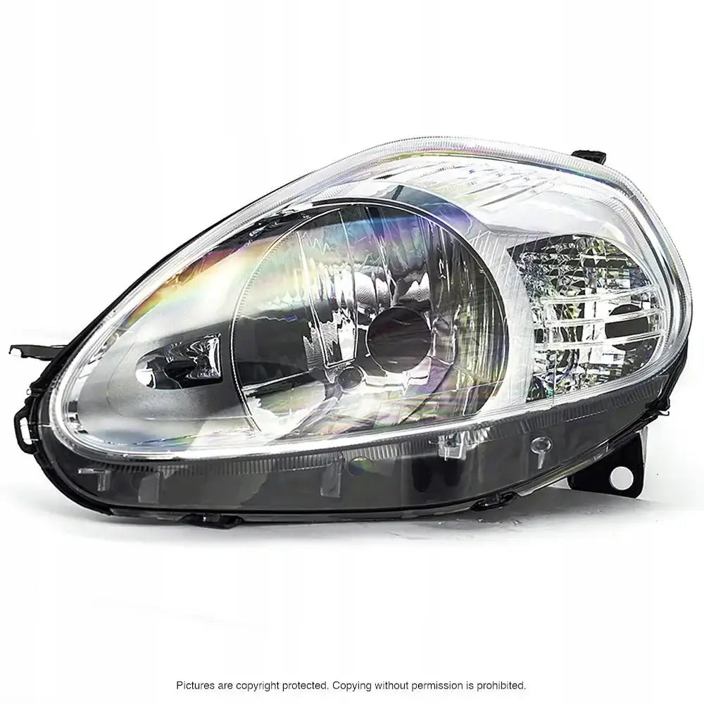 Frontlykt Fiat Grande Punto 05-18 Chrome H4 Venstre