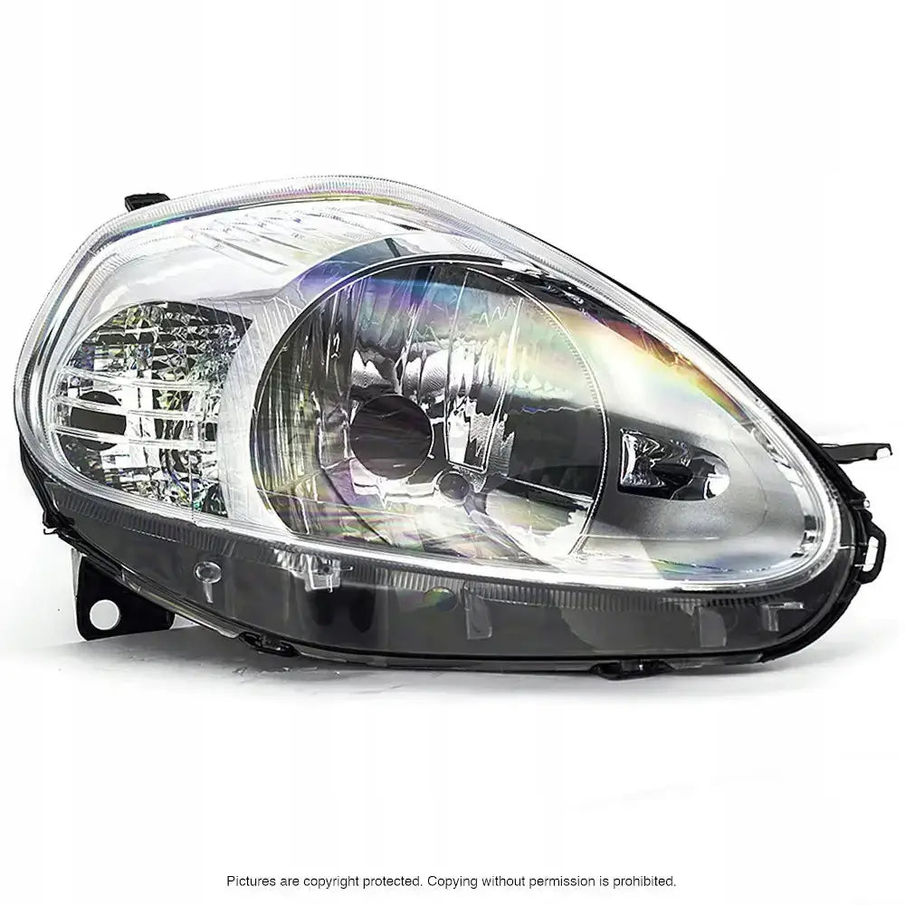 Frontlykt Fiat Grande Punto 05- Chrome H4 Høyre