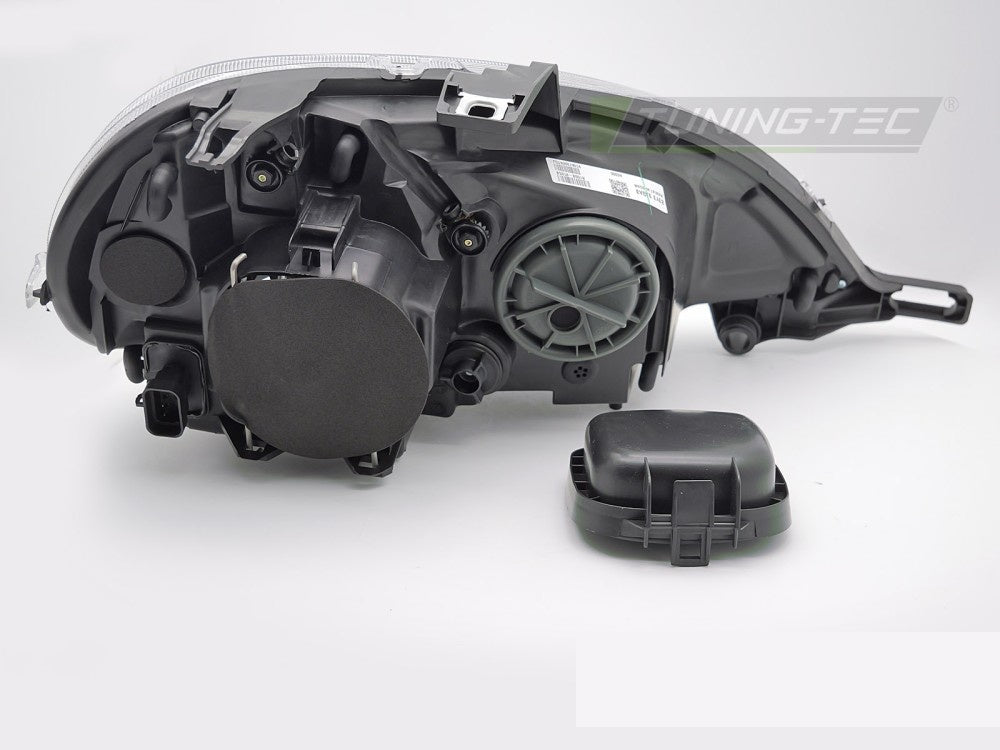 Mercedes M-Klasse W163 venstre frontlykt med krom finish baksidevisning