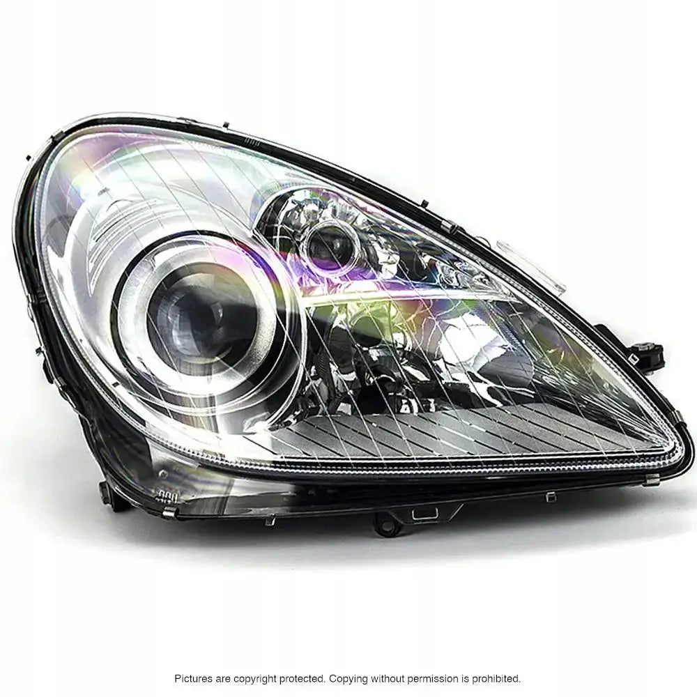 Frontlykt Mercedes Slk (r171) 04-08 H7 Chrome Høyre