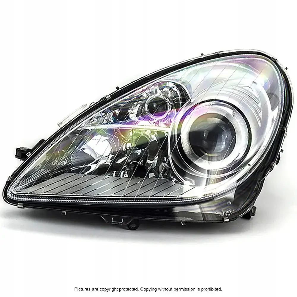Frontlykt Mercedes Slk (r171) 04-08 H7 Chrome Venstre