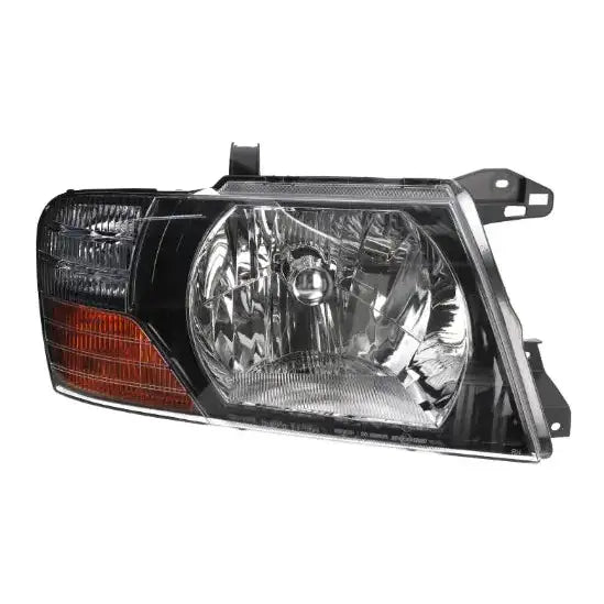 Frontlykt Mitsubishi Pajero Iii 00-06 - H4 Høyre Svart