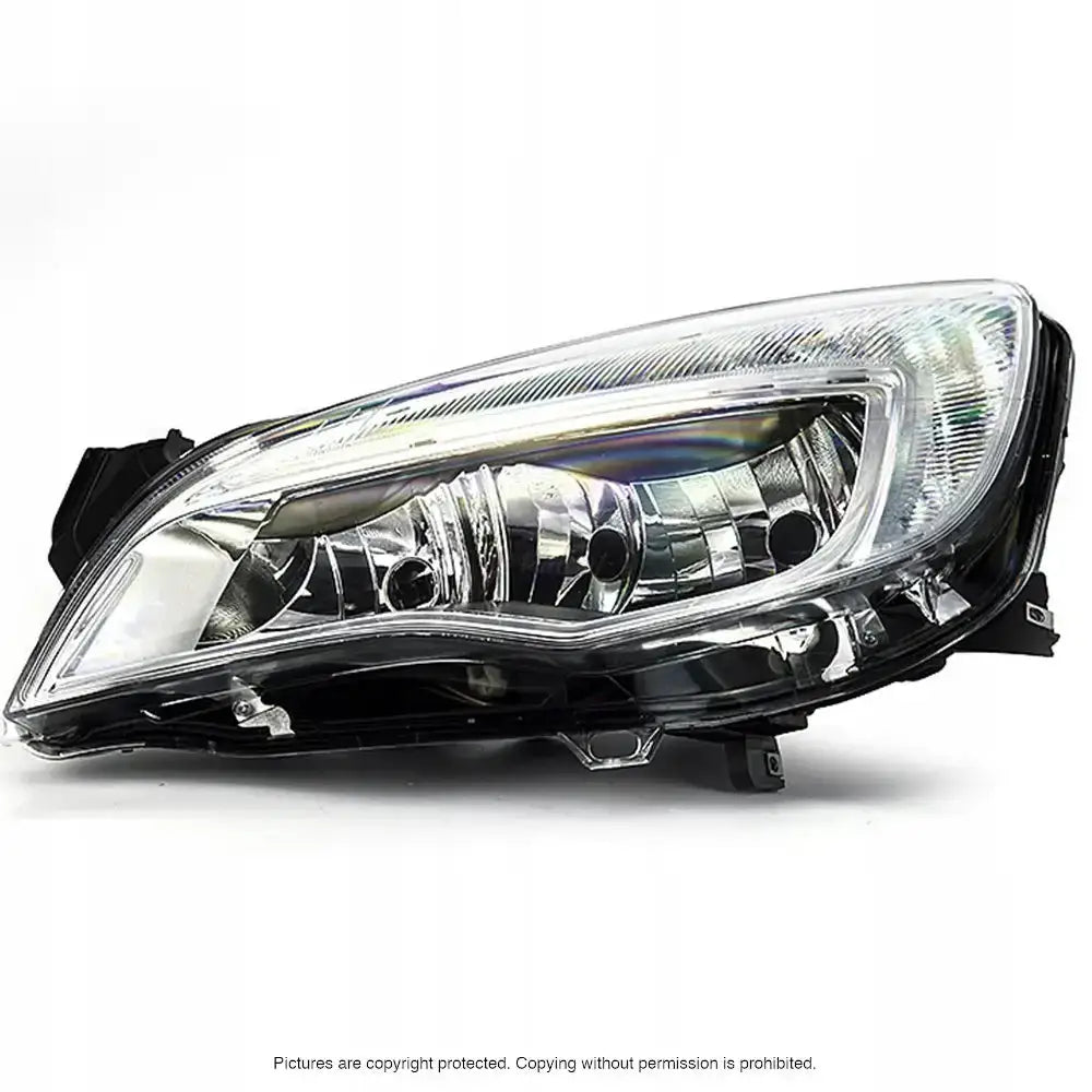Frontlykt Opel Astra j 09- H7 / H7 Chrome Venstre