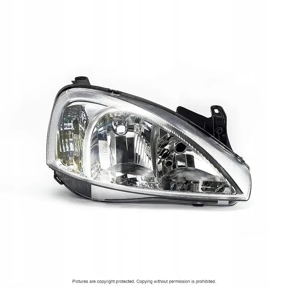 Frontlykt Opel Corsa c 00-10 Chrome H7 Venstre