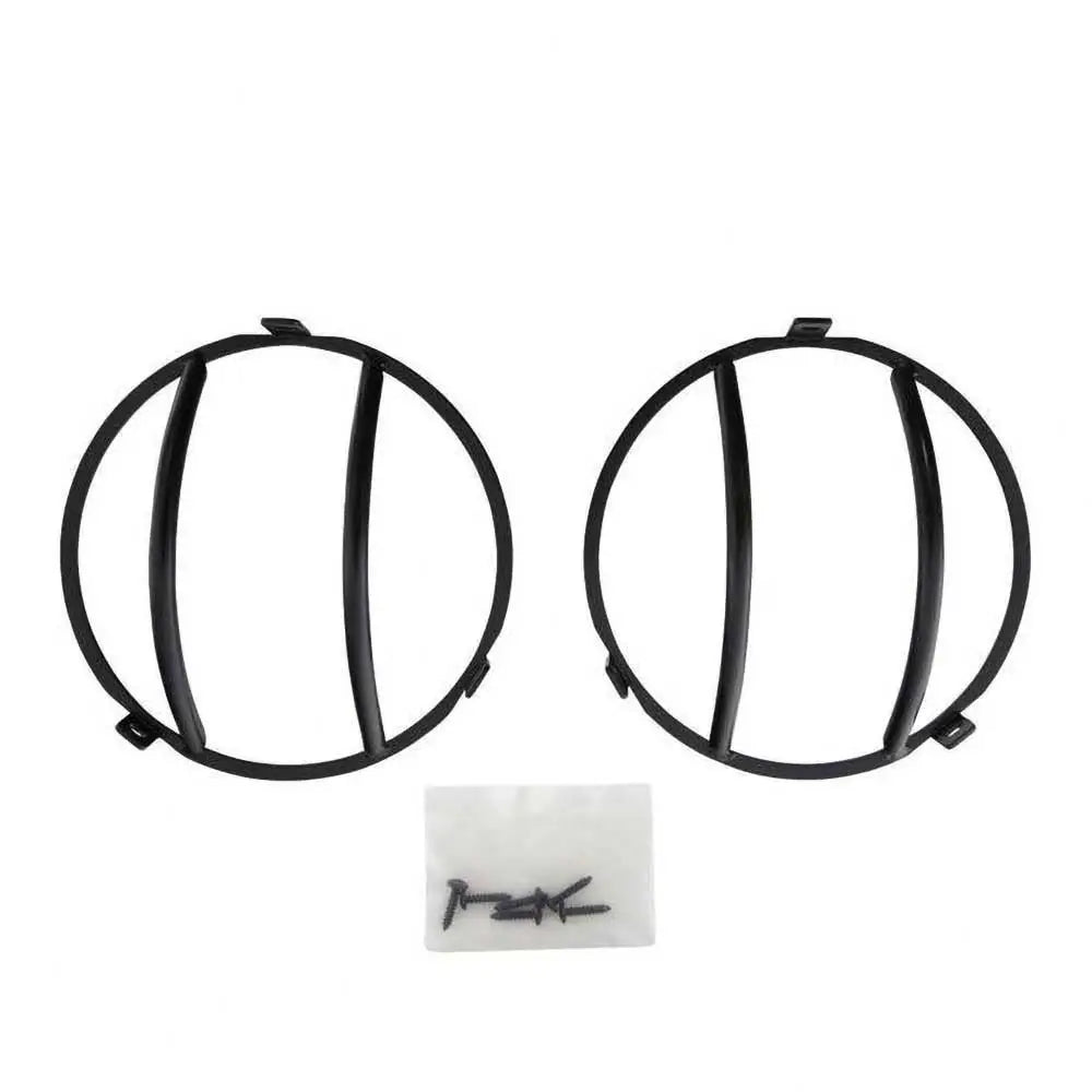 Frontlyktbeskyttelse Svart Stål Foran Smittybilt - Jeep Wrangler Tj 97-06