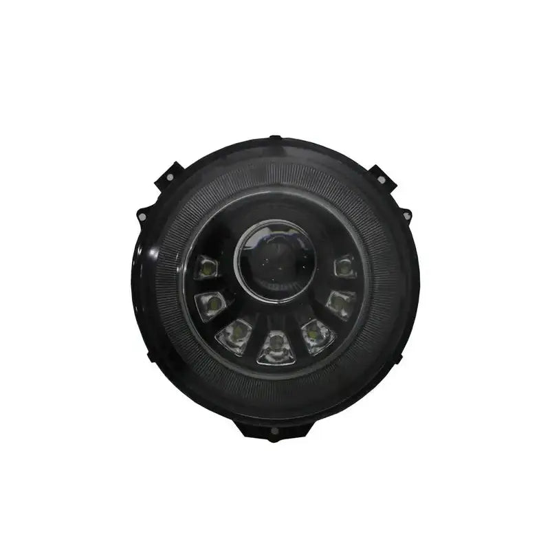 Hovedlys Bi-Xenon Dynamic/M-Square Mercedes G-Klasse W463 sett rett forfra med synlige LED-elementer.